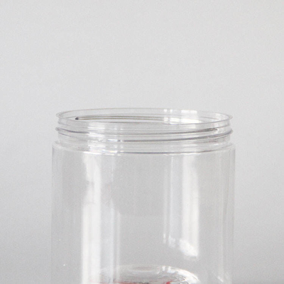 Breed mond plastic snoep koekjes pot Custom Pet Thee pot met deksels