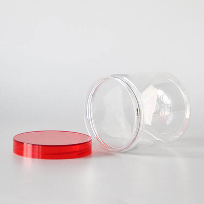 Breed mond plastic snoep koekjes pot Custom Pet Thee pot met deksels