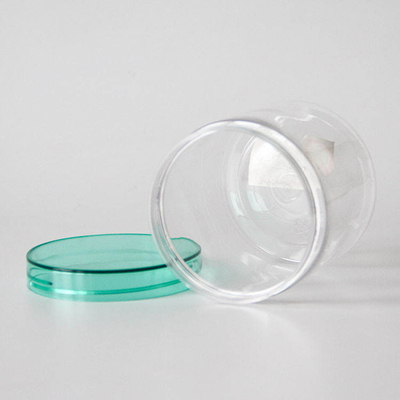 Leeg grote mond voedsel snoep PET plastic verpakkingspotten 1250 ml ronde vorm