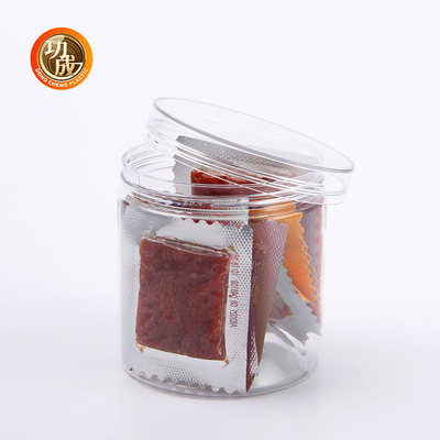 CQM Plastic Candy Cookie Jar Leeg Duidelijk Breed Mond voedselopslag Huisdier Plastic Jar