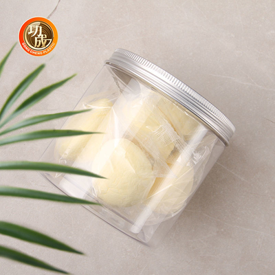 Gepersonaliseerd voedsel kwaliteit huisdier helder plastic pot met deksel 850ml