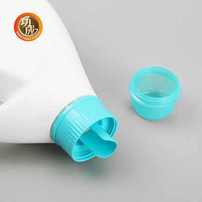 Haldoorzichtige vloeibare wasmiddel plastic fles kinderbescherming