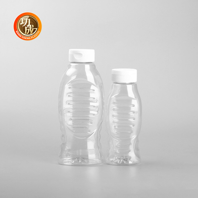 Cylinder Plastic Squeeze Sauce Flask Dispensing Squeezeable Sauce Container Sluiting Type