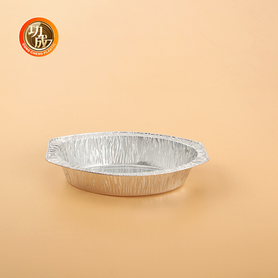 Eco-vriendelijke aluminiumpakketten met rechthoekige/ronde vorm zilveren/gouden folie deksel
