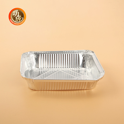 Eco-vriendelijke aluminiumpakketten met rechthoekige/ronde vorm zilveren/gouden folie deksel