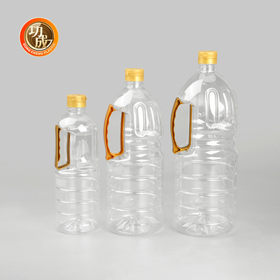 Doorzichtige plastic geurwaterflessen Voedingsmiddelen Kruiden Verpakking 1800 ml Capaciteit