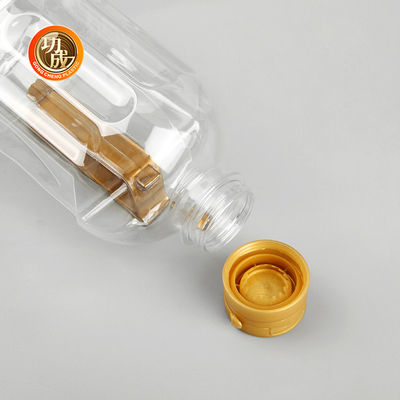 Doorzichtige plastic geurwaterflessen Voedingsmiddelen Kruiden Verpakking 1800 ml Capaciteit